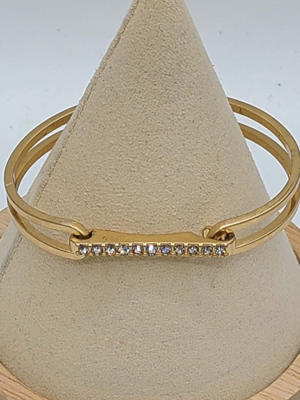 J Crew Hook Closure Doubled Bangle